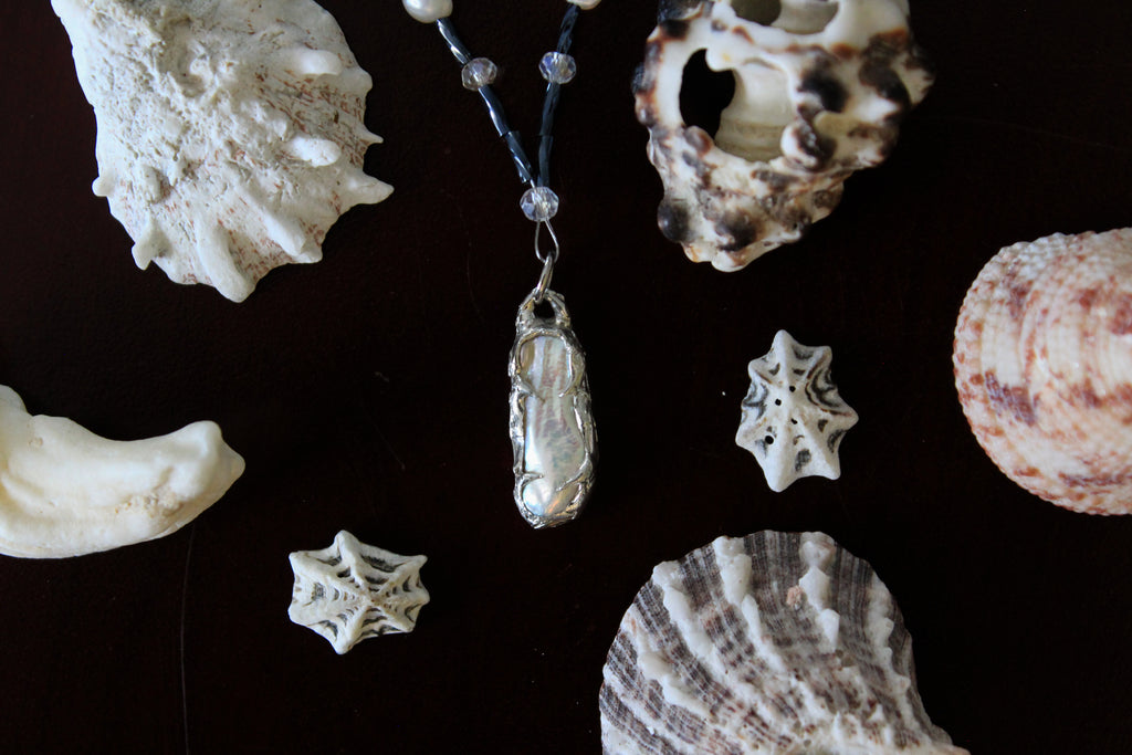Moonlit Pearl Necklace
